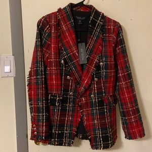 Rachel Zoe Plaid Blazer (S)